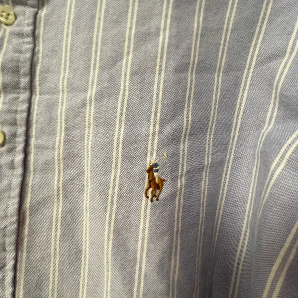 Excellent used condition men’s 18 neck Ralph Lauren striped button up - Picture 2 of 6